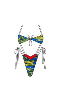 Island swim | P FKN R + Mata e' Platano| Reversible (PreOrder)