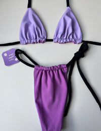 Scrunch bikini | lavander | Reversible