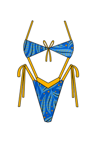 Island | Blue leaf | Reversible Mustard